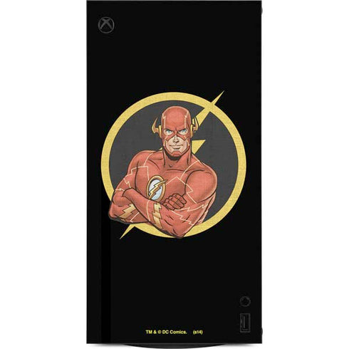 DC Comics The Flash Folded Arms Pose XBox Series X Digital Edition Console Skin